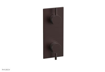 Phylrich - Basic II 1/2 Inch Mini Thermostatic Valve With Volume Control Or Diverter Lever Handle Trim Only