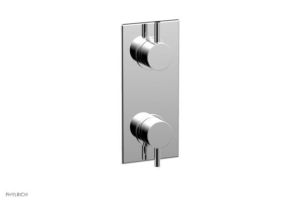 Phylrich - Basic II 1/2 Inch Mini Thermostatic Valve With Volume Control Or Diverter Lever Handle Trim Only