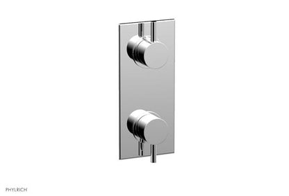 Phylrich - Basic II 1/2 Inch Mini Thermostatic Valve With Volume Control Or Diverter Lever Handle Trim Only