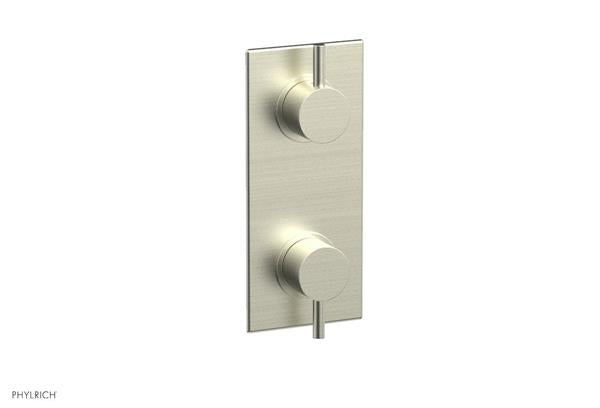 Phylrich - Basic II 1/2 Inch Mini Thermostatic Valve With Volume Control Or Diverter Lever Handle Trim Only