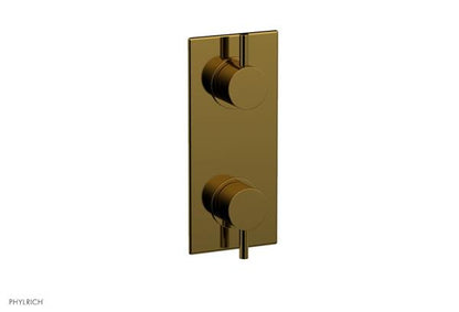 Phylrich - Basic II 1/2 Inch Mini Thermostatic Valve With Volume Control Or Diverter Lever Handle Trim Only