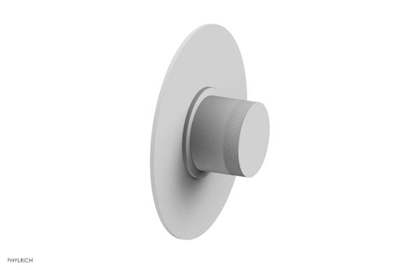 Phylrich - Basic II Mini Thermostatic Shower Trim Only Knurled Handle Round Plate