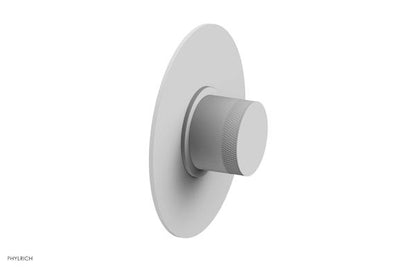 Phylrich - Basic II Mini Thermostatic Shower Trim Only Knurled Handle Round Plate