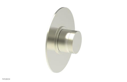 Phylrich - Basic II Mini Thermostatic Shower Trim Only Knurled Handle Round Plate
