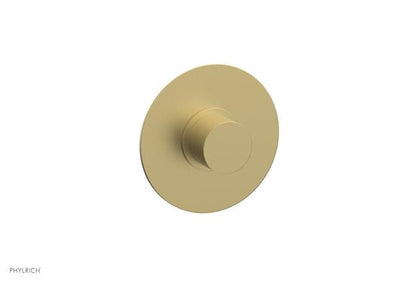 Phylrich - Basic II Mini Thermostatic Shower Trim Only Smooth Handle Round Plate