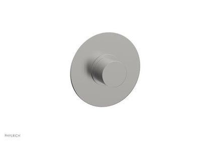Phylrich - Basic II Mini Thermostatic Shower Trim Only Smooth Handle Round Plate