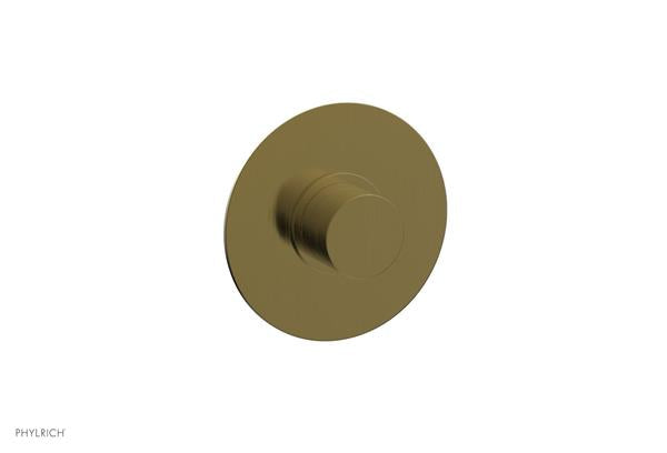 Phylrich - Basic II Mini Thermostatic Shower Trim Only Smooth Handle Round Plate