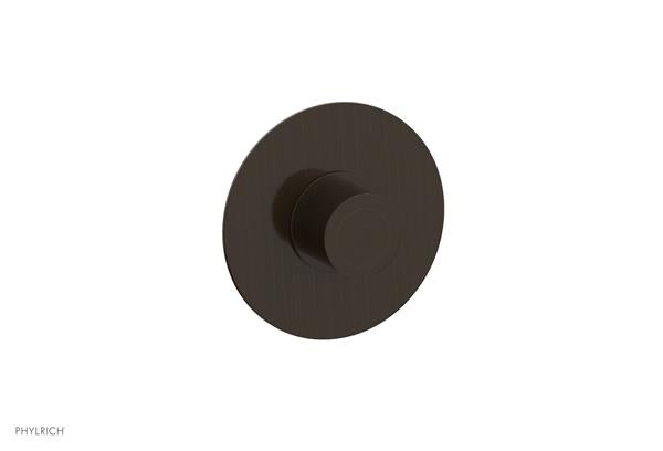 Phylrich - Basic II Mini Thermostatic Shower Trim Only Smooth Handle Round Plate