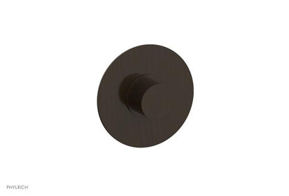 Phylrich - Basic II Mini Thermostatic Shower Trim Only Smooth Handle Round Plate