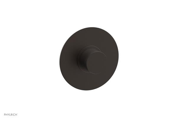 Phylrich - Basic II Mini Thermostatic Shower Trim Only Smooth Handle Round Plate