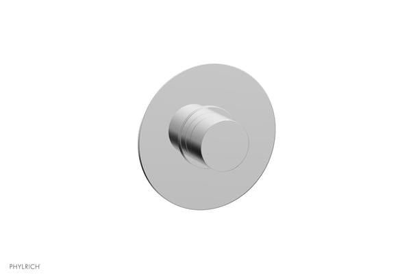 Phylrich - Basic II Mini Thermostatic Shower Trim Only Smooth Handle Round Plate