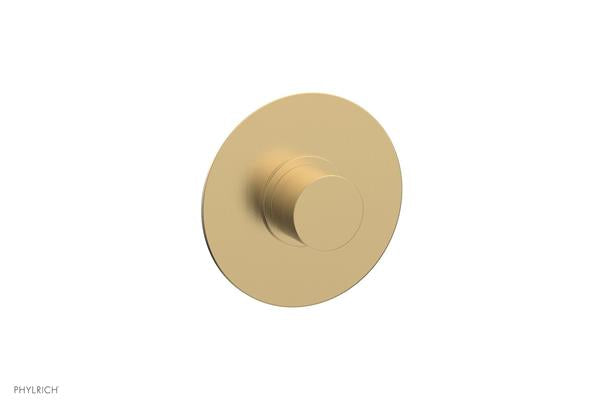 Phylrich - Basic II Mini Thermostatic Shower Trim Only Smooth Handle Round Plate