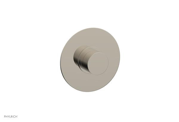 Phylrich - Basic II Mini Thermostatic Shower Trim Only Smooth Handle Round Plate