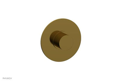 Phylrich - Basic II Mini Thermostatic Shower Trim Only Smooth Handle Round Plate