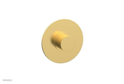 Phylrich - Basic II Mini Thermostatic Shower Trim Only Smooth Handle Round Plate