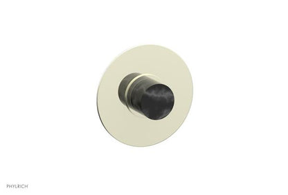 Phylrich - Basic II Mini Thermostatic Shower Trim Only Marble Handle Round Plate