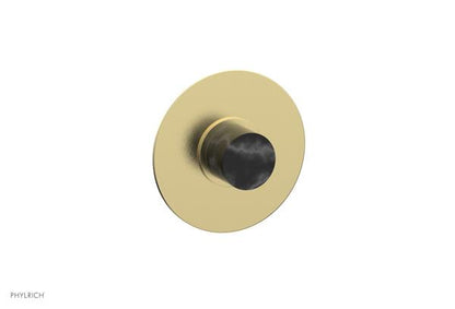 Phylrich - Basic II Mini Thermostatic Shower Trim Only Marble Handle Round Plate