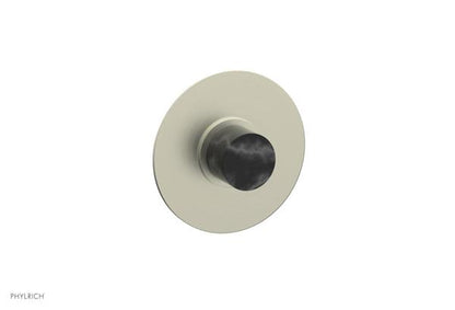 Phylrich - Basic II Mini Thermostatic Shower Trim Only Marble Handle Round Plate