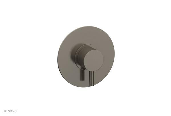 Phylrich - Basic II Mini Thermostatic Shower Trim Only Lever Handle Round Plate