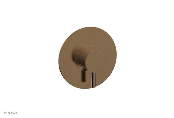 Phylrich - Basic II Mini Thermostatic Shower Trim Only Lever Handle Round Plate