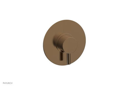 Phylrich - Basic II Mini Thermostatic Shower Trim Only Lever Handle Round Plate