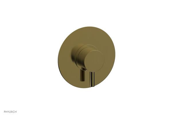 Phylrich - Basic II Mini Thermostatic Shower Trim Only Lever Handle Round Plate