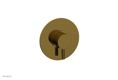 Phylrich - Basic II Mini Thermostatic Shower Trim Only Lever Handle Round Plate