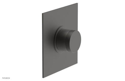 Phylrich - Basic II Mini Thermostatic Shower Trim Only Knurled Handle Square Plate