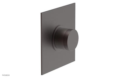 Phylrich - Basic II Mini Thermostatic Shower Trim Only Knurled Handle Square Plate