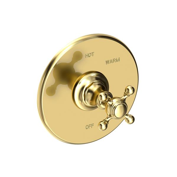 Newport Brass - Victoria Balanced Pressure Shower Trim Plate with Handle. Less showerhead, arm and flange.