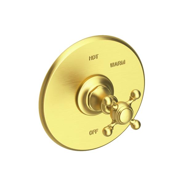 Newport Brass - Victoria Balanced Pressure Shower Trim Plate with Handle. Less showerhead, arm and flange.