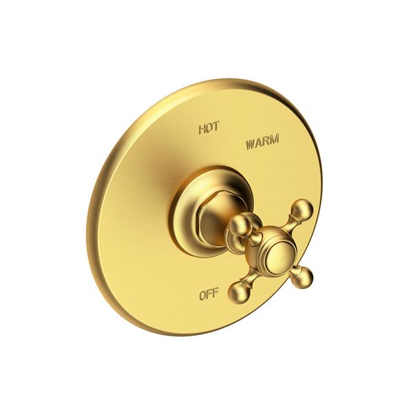 Newport Brass - Victoria Balanced Pressure Shower Trim Plate with Handle. Less showerhead, arm and flange.