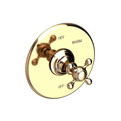 Newport Brass - Victoria Balanced Pressure Shower Trim Plate with Handle. Less showerhead, arm and flange.
