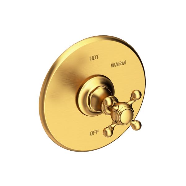 Newport Brass - Victoria Balanced Pressure Shower Trim Plate with Handle. Less showerhead, arm and flange.