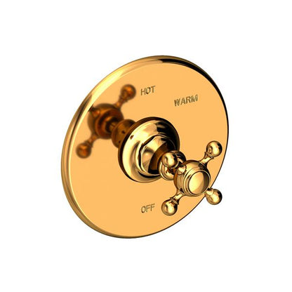 Newport Brass - Victoria Balanced Pressure Shower Trim Plate with Handle. Less showerhead, arm and flange.