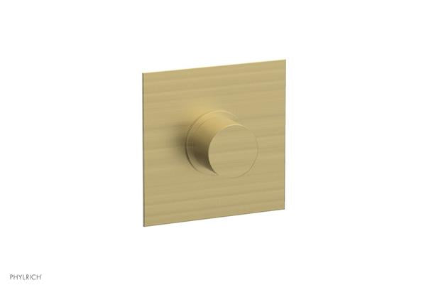 Phylrich - Basic II Mini Thermostatic Shower Trim Only Smooth Handle Square Plate