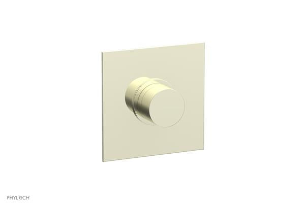 Phylrich - Basic II Mini Thermostatic Shower Trim Only Smooth Handle Square Plate