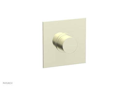 Phylrich - Basic II Mini Thermostatic Shower Trim Only Smooth Handle Square Plate