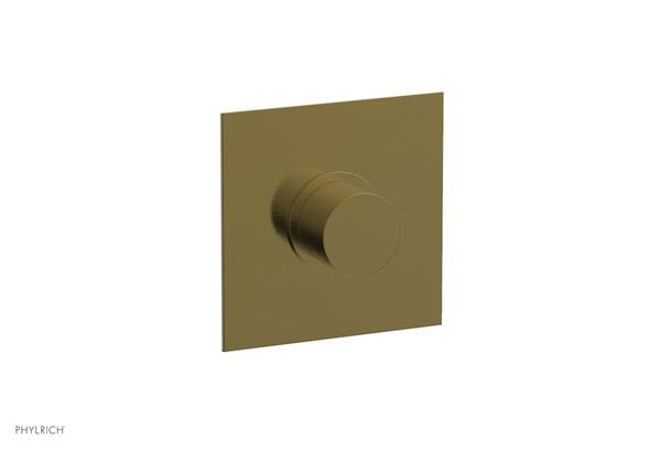 Phylrich - Basic II Mini Thermostatic Shower Trim Only Smooth Handle Square Plate