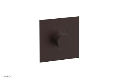 Phylrich - Basic II Mini Thermostatic Shower Trim Only Smooth Handle Square Plate