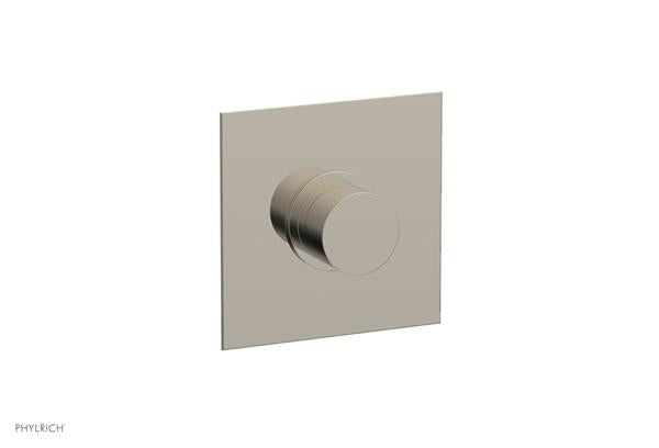Phylrich - Basic II Mini Thermostatic Shower Trim Only Smooth Handle Square Plate