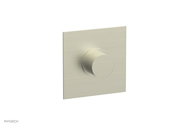 Phylrich - Basic II Mini Thermostatic Shower Trim Only Smooth Handle Square Plate
