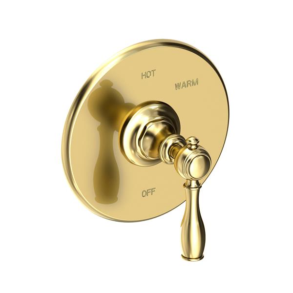 Newport Brass - Victoria Balanced Pressure Shower Trim Plate with Handle. Less showerhead, arm and flange.