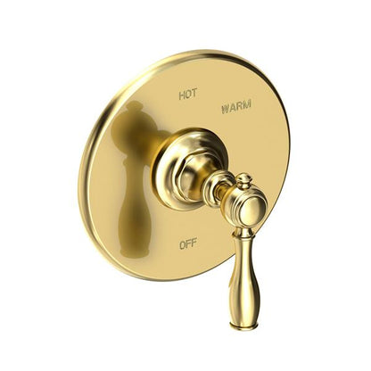 Newport Brass - Victoria Balanced Pressure Shower Trim Plate with Handle. Less showerhead, arm and flange.