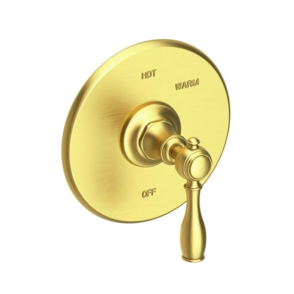 Newport Brass - Victoria Balanced Pressure Shower Trim Plate with Handle. Less showerhead, arm and flange.
