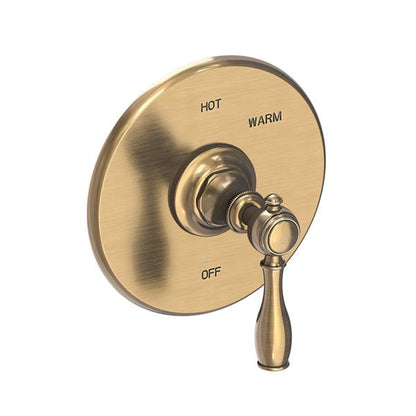 Newport Brass - Victoria Balanced Pressure Shower Trim Plate with Handle. Less showerhead, arm and flange.