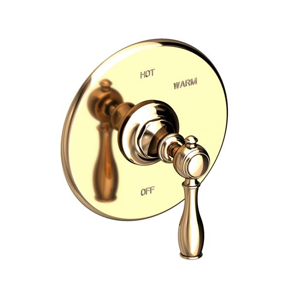 Newport Brass - Victoria Balanced Pressure Shower Trim Plate with Handle. Less showerhead, arm and flange.