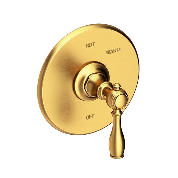 Newport Brass - Victoria Balanced Pressure Shower Trim Plate with Handle. Less showerhead, arm and flange.