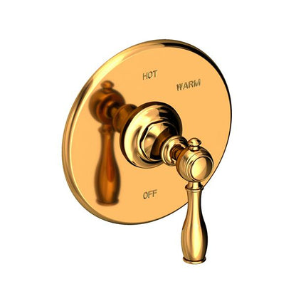 Newport Brass - Victoria Balanced Pressure Shower Trim Plate with Handle. Less showerhead, arm and flange.