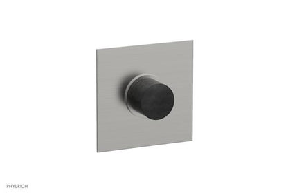 Phylrich - Basic II Mini Thermostatic Shower Trim Only Marble Handle Square Plate